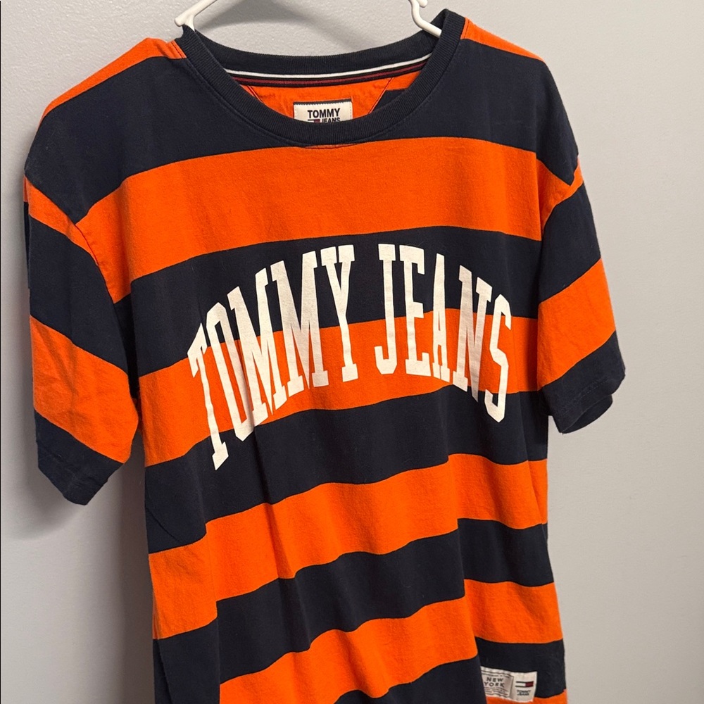 Tommy Hilfiger Orange Striped Tee